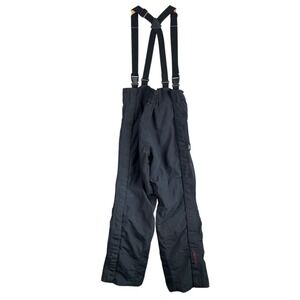 Vintage Lafuma Climaway Waterproof Ski Bib Pants Mens XL Black Pockets‎